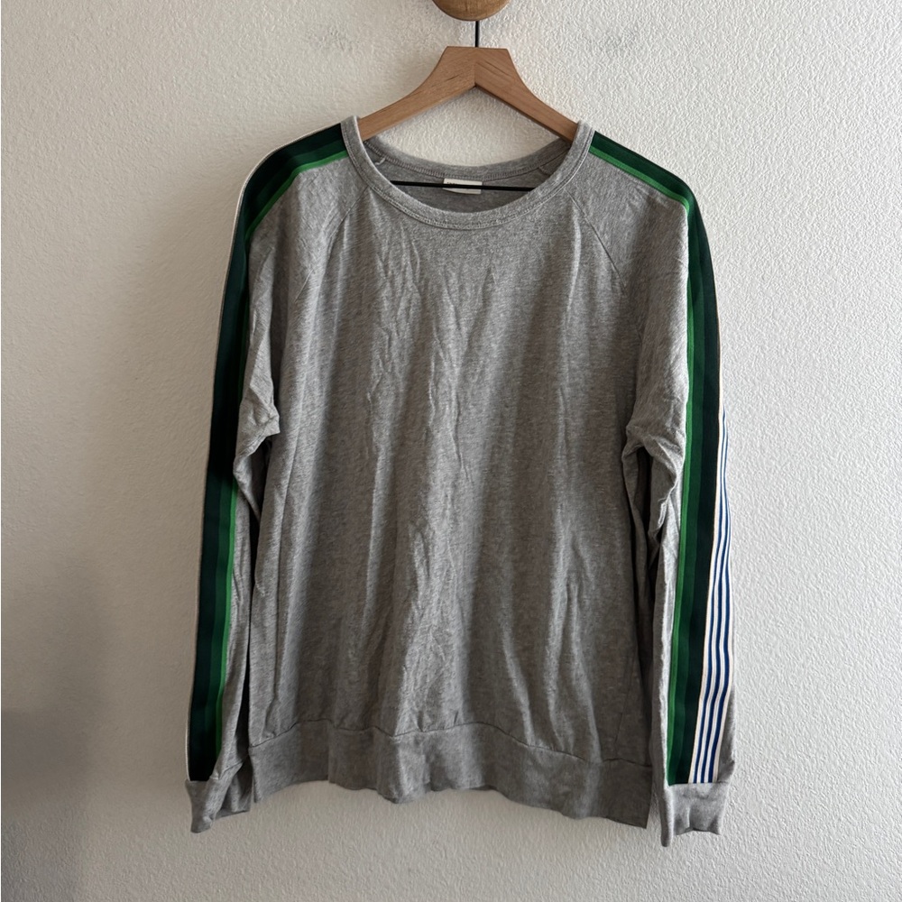 Dries Van Noten Hoyt Stripe Sleeves Sweatshirt